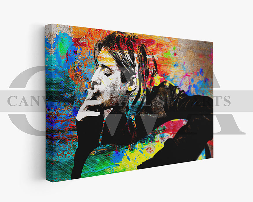 Kurt Cobain Canvas Wall Art
