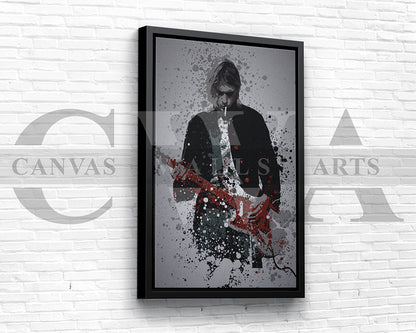 Kurt Cobain Canvas Wall Art