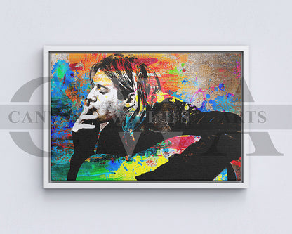 Kurt Cobain Canvas Wall Art