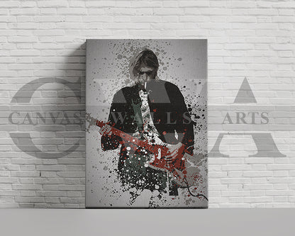 Kurt Cobain Canvas Wall Art