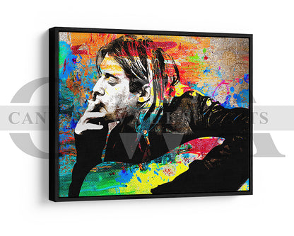 Kurt Cobain Canvas Wall Art