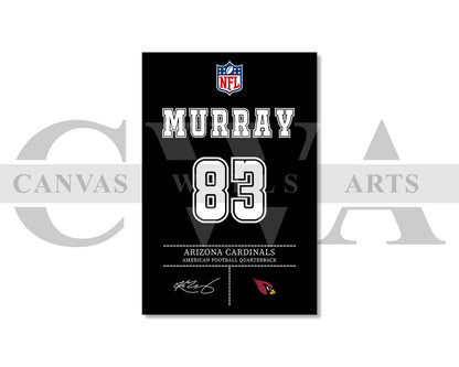 Kyler Murray Jersey Canvas Wall Art NFL Jersey Poster Print Sports Canvas Print