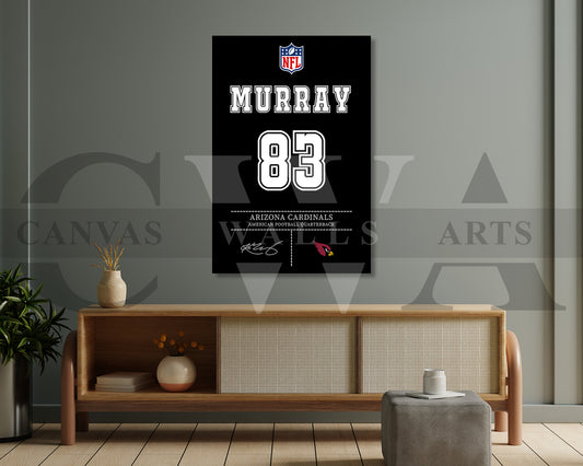 Kyler Murray Jersey Canvas Wall Art NFL Jersey Poster Print Sports Canvas Print