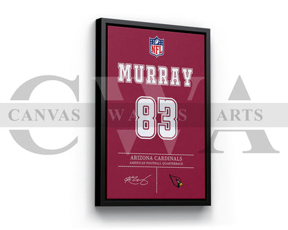 Kyler Murray Jersey Canvas Wall Art NFL Jersey Poster Print Canvas Frame Ready To Hang