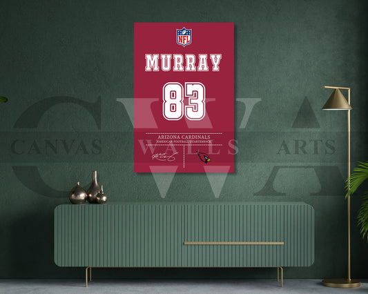 Kyler Murray Jersey Canvas Wall Art NFL Jersey Poster Print Canvas Frame Ready To Hang