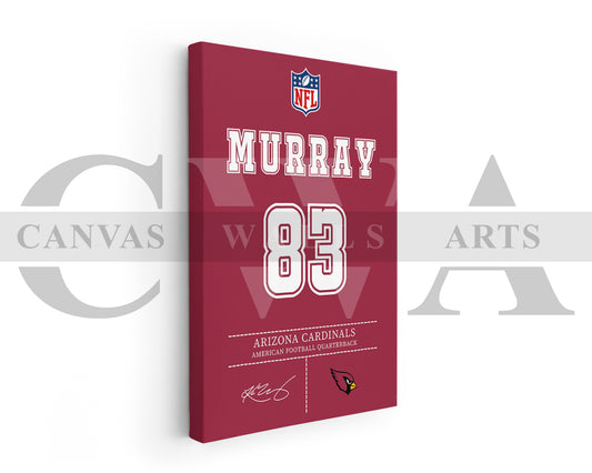 Kyler Murray Jersey Canvas Wall Art NFL Jersey Poster Print Canvas Frame Ready To Hang