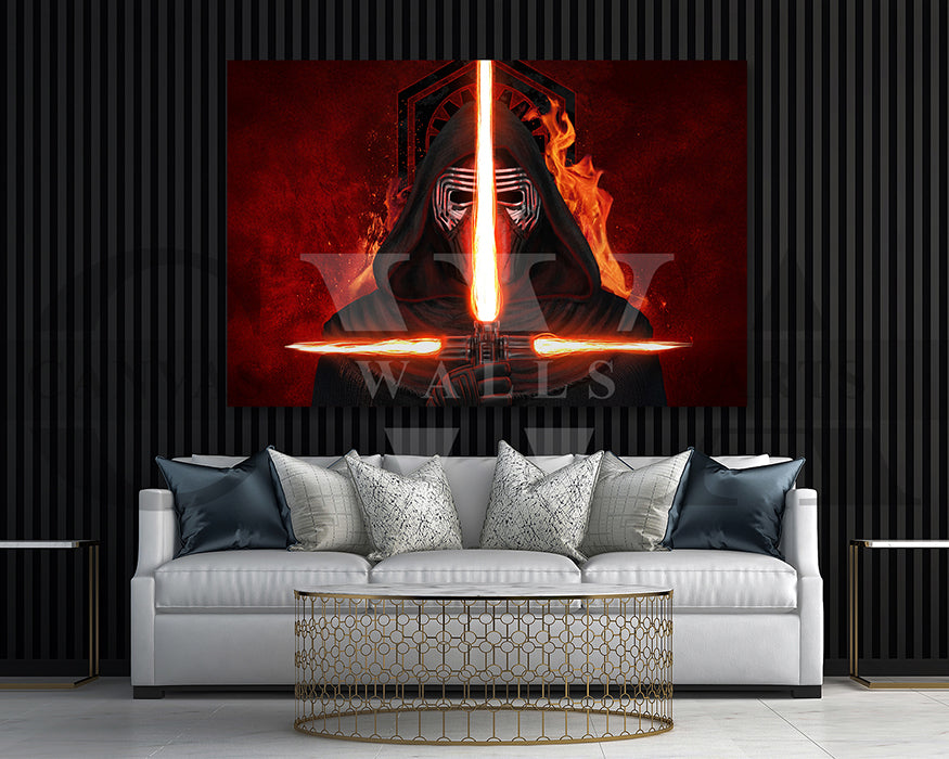 Kylo Ren Canvas Wall Art