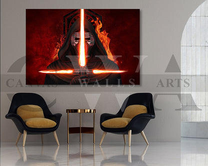 Kylo Ren Canvas Wall Art