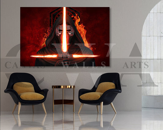 Kylo Ren Canvas Wall Art