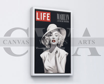 LIFE Remembering Marilyn Canvas Wall Art