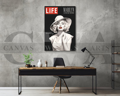 LIFE Remembering Marilyn Canvas Wall Art