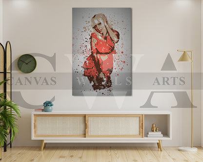 Lady Gaga Canvas Wall Art