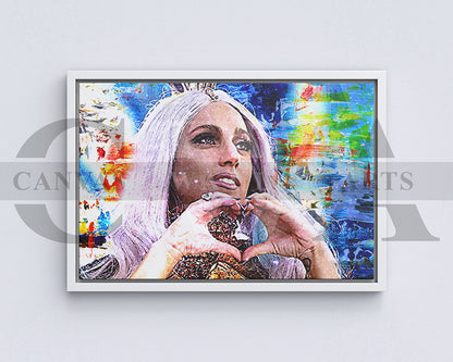 Lady Gaga Canvas Wall Art