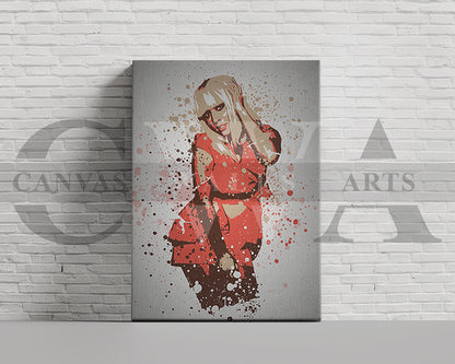 Lady Gaga Canvas Wall Art