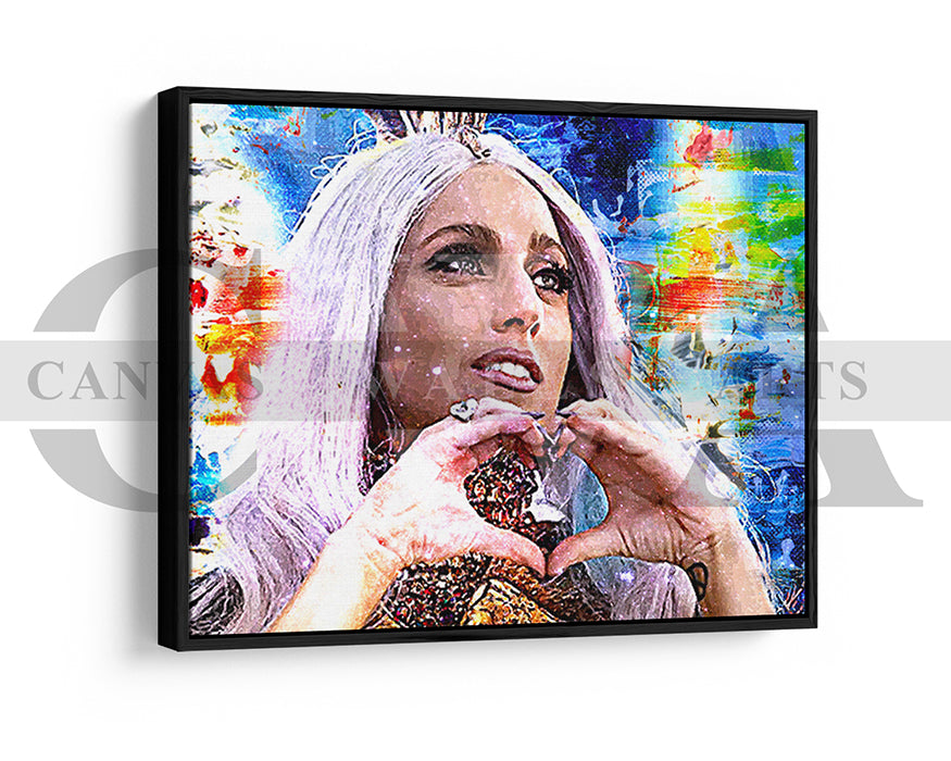 Lady Gaga Canvas Wall Art