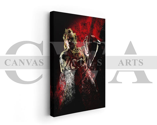 Leatherface Canvas Wall Art Movie Poster