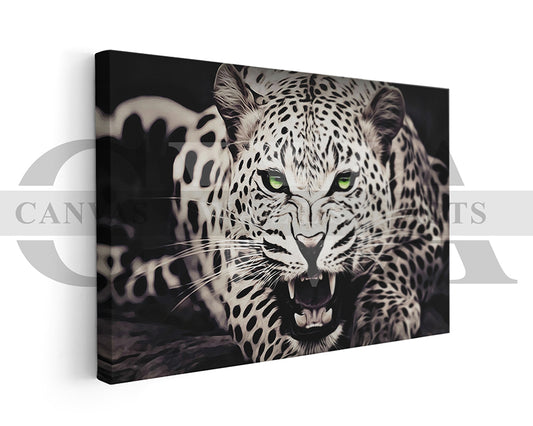 Leopard Canvas Wall Art Animal Poster Prints