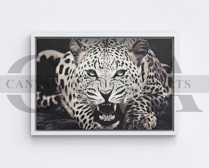 Leopard Canvas Wall Art Animal Poster Prints