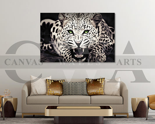 Leopard Canvas Wall Art Animal Poster Prints
