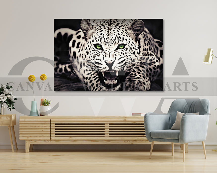 Leopard Canvas Wall Art Animal Poster Prints