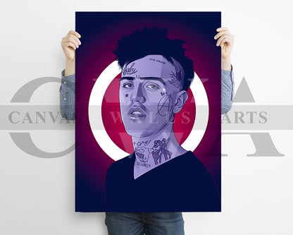 Lil Peep Canvas Wall Art
