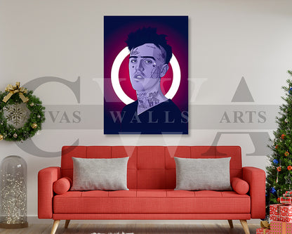 Lil Peep Canvas Wall Art