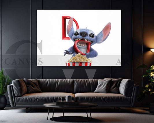 Lilo And Stitch Canvas Print