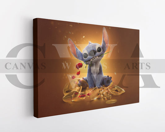 Lilo And Stitch Canvas Wall Art