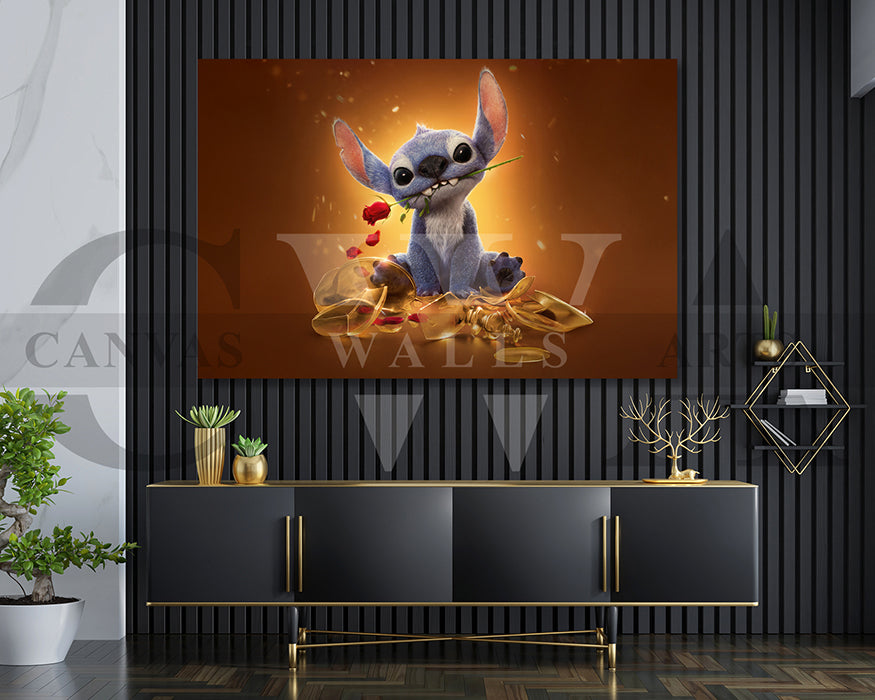 Lilo And Stitch Canvas Wall Art