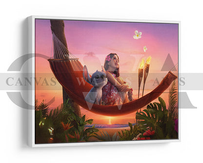 Lilo And Stitch Canvas Wall Decor