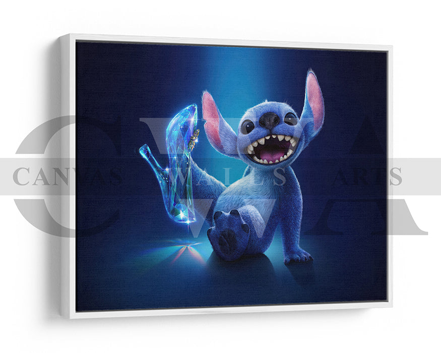 Lilo And Stitch If The Shoe Fits Canvas Wall Art