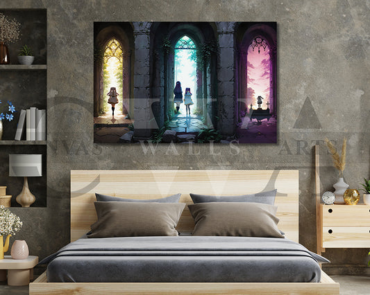 Loneliness Of The Immortal Sousou No Frieren Canvas Wall Art