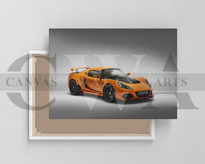 Lotus Exige Sport 410 Canvas Wall Art Sport Car Poster Print
