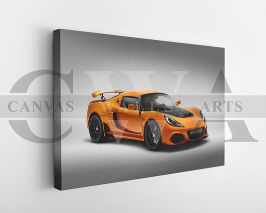 Lotus Exige Sport 410 Canvas Wall Art Sport Car Poster Print