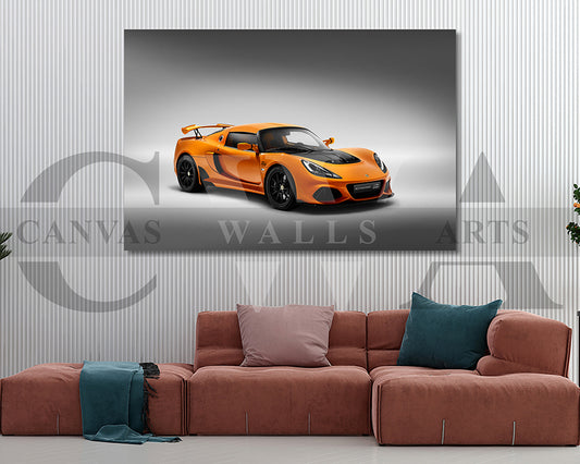 Lotus Exige Sport 410 Canvas Wall Art Sport Car Poster Print