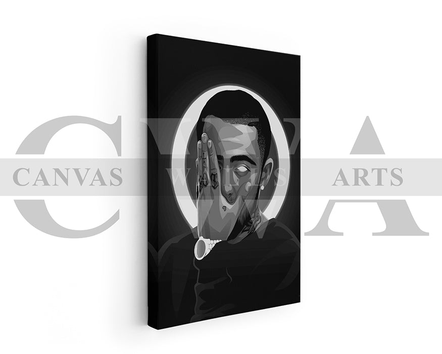 Mac Miller American Rapper Canvas Wall Art