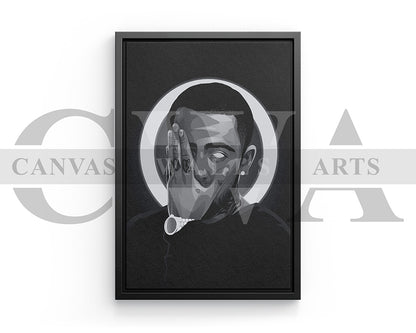 Mac Miller American Rapper Canvas Wall Art