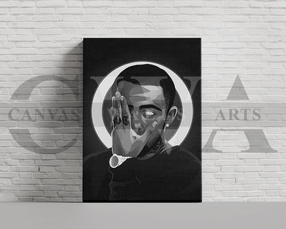 Mac Miller American Rapper Canvas Wall Art
