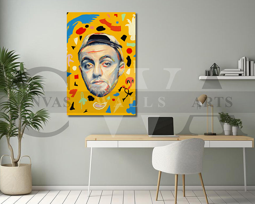 Mac Miller Art Canvas Print