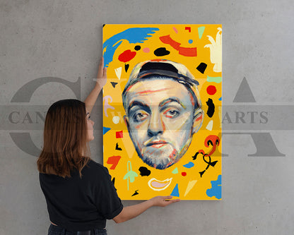 Mac Miller Art Canvas Print