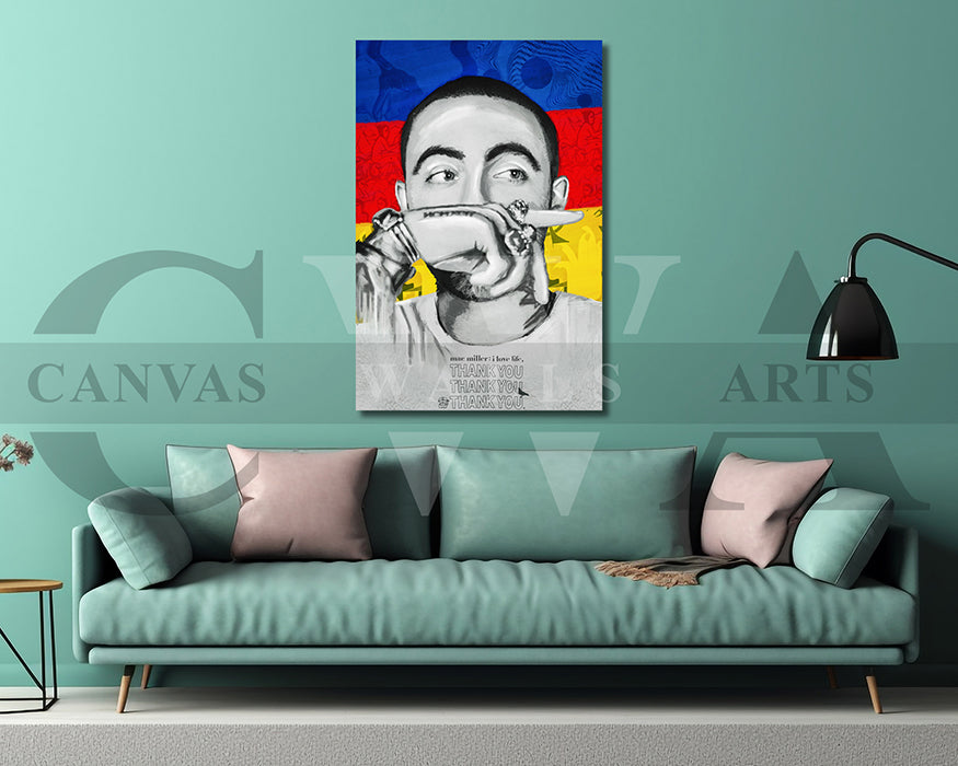 Mac Miller Canvas Painting Wall Art