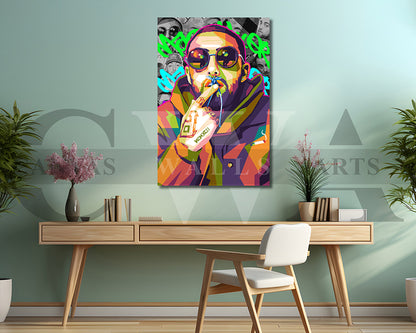 Mac Miller Pop Canvas Wall Art