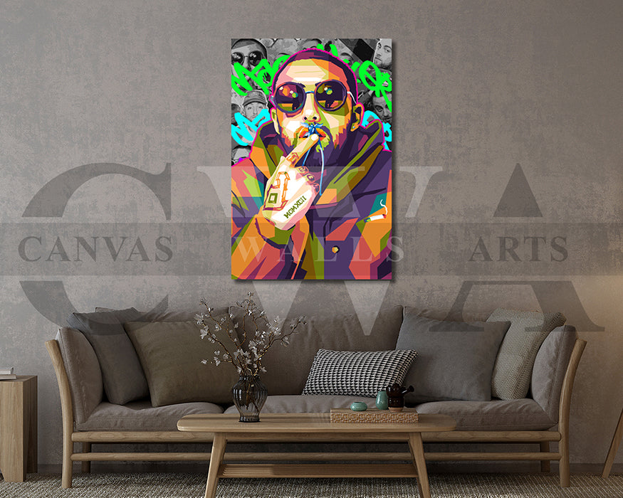 Mac Miller Pop Canvas Wall Art