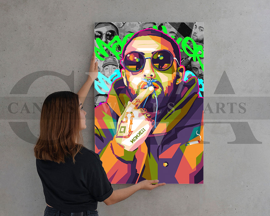 Mac Miller Pop Canvas Wall Art