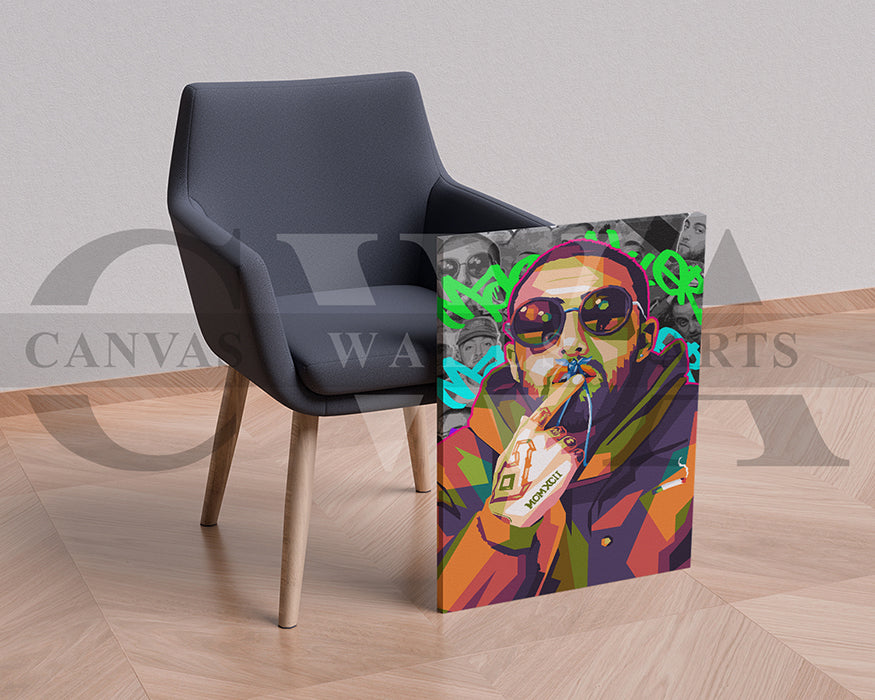 Mac Miller Pop Canvas Wall Art
