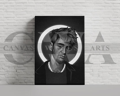 Machine Gun Kelly American Rapper Canvas Wall Art