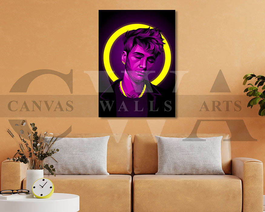 Machine Gun Kelly Canvas Wall Art