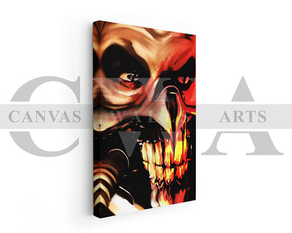 Mad Max Fury Canvas Wall Art Abstract Movie Poster