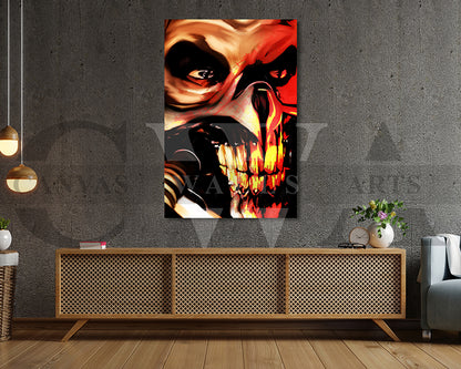 Mad Max Fury Canvas Wall Art Abstract Movie Poster
