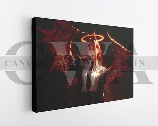 Makima From Chainsaw Man Canvas Wall Art